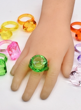 彩色水晶宝石小恐龙玩具亚克力动