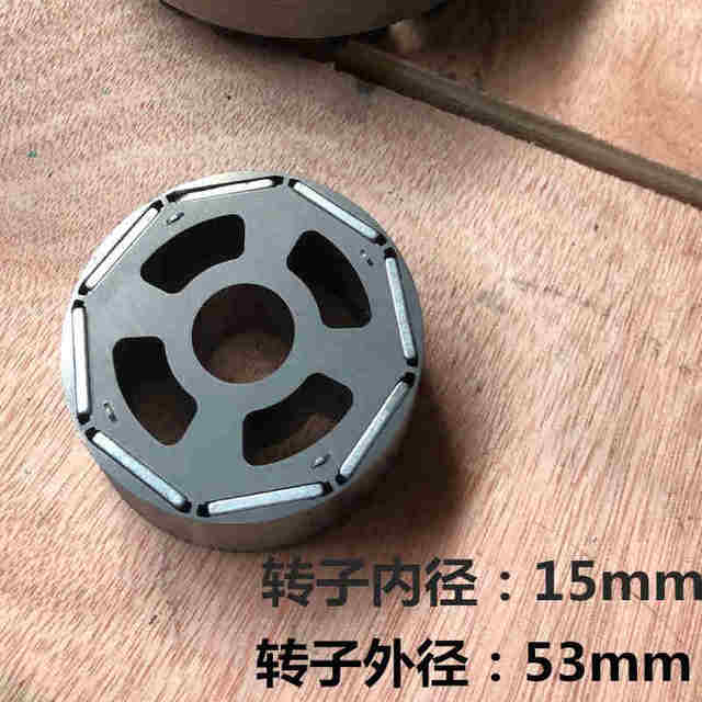Xiongpai 12v 24v48v60v 100% copper wire DC brushless coil magnet stator rotor permanent magnet motor