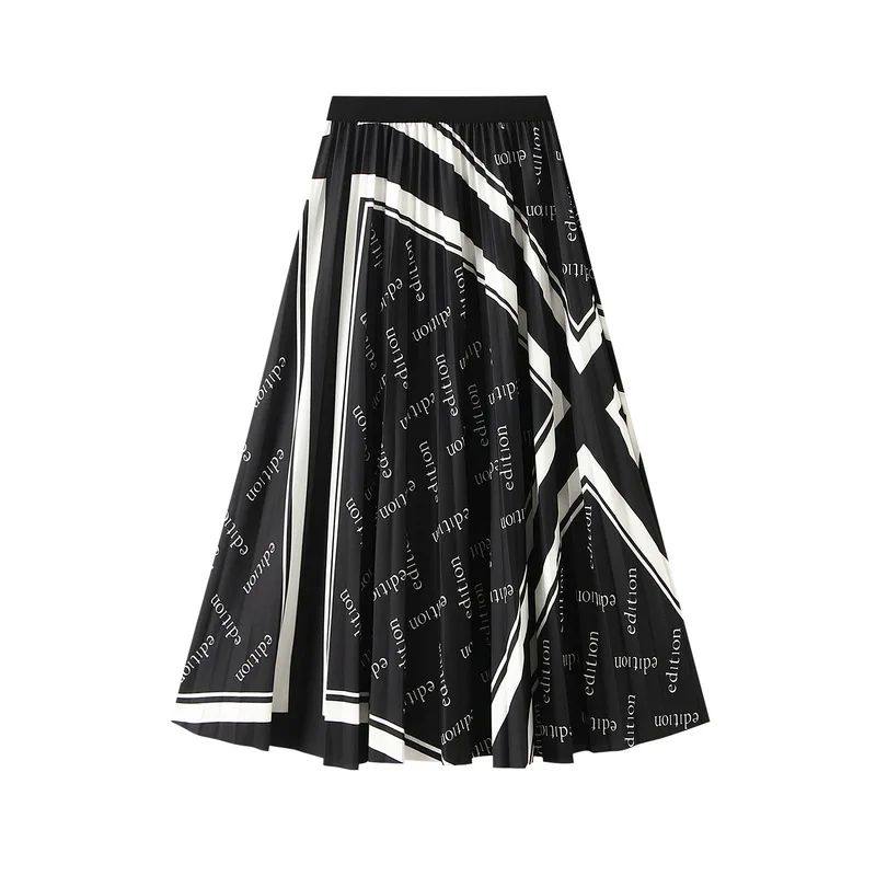 Casual elastic waist mid length skirt 休闲松紧腰中长款半身裙,淘宝优惠券,粉丝福利购,淘宝优惠卷