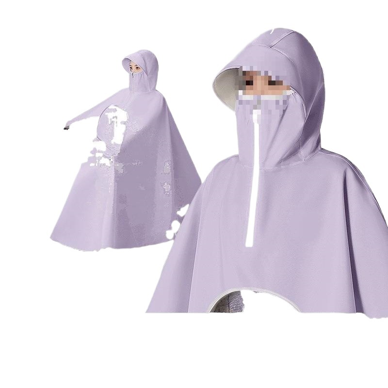 新款电动车暴雨雨衣加厚单人长款骑行男女摩托车全身加大雨披厚款 - 图3