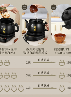 煎药壶全自动熬药多功能通用底座分体式炖汤定时预约家用电陶炉
