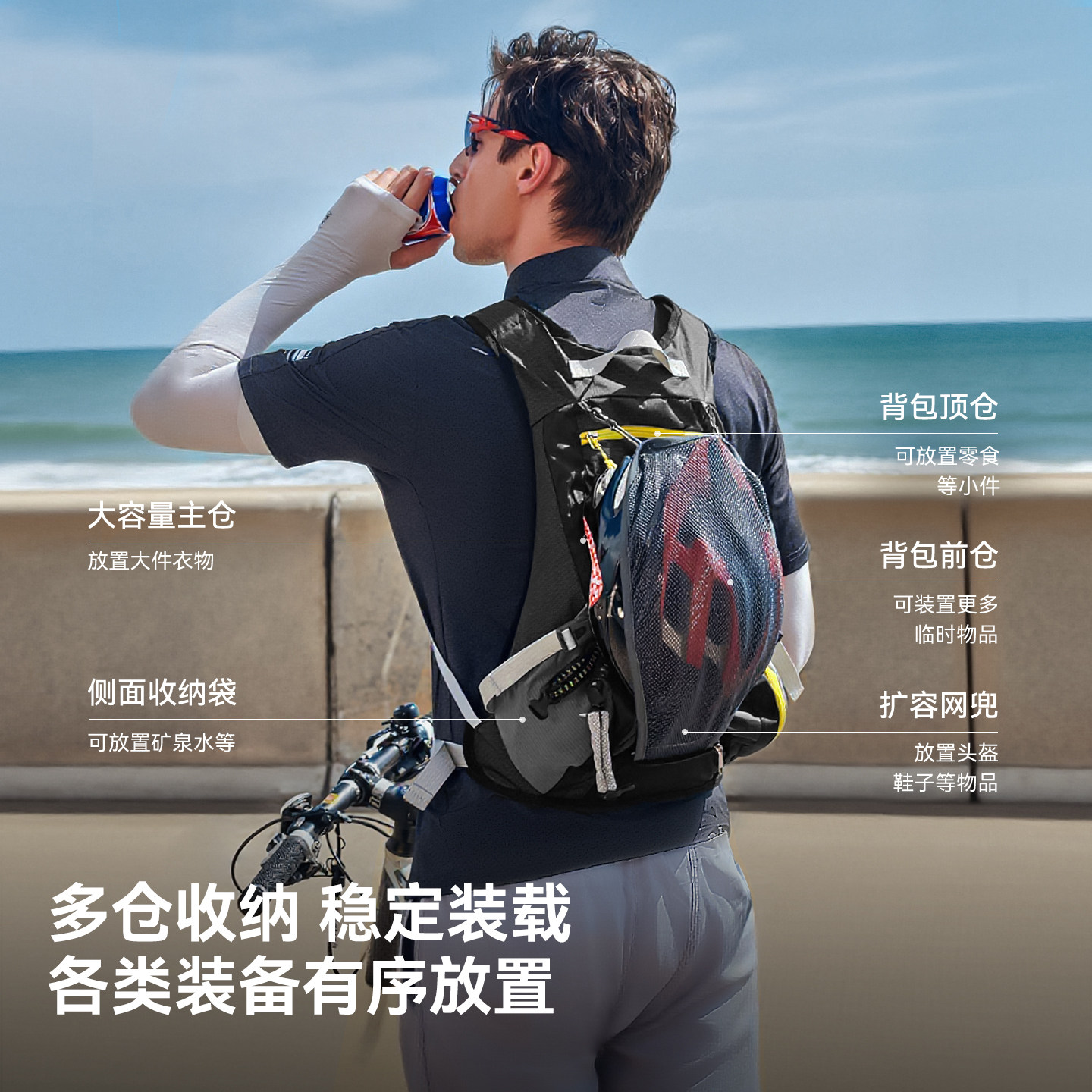 Pelliot outdoor backpack men's waterproof lightweight bag