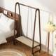 Clothes hanger floor-standing household bedroom at night put clothes by the bed artifact non-solid wood simple storage clothes rack