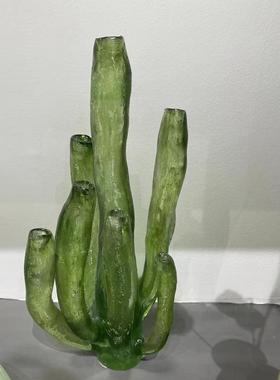 创意珊瑚海藻异型摆件绿样板间组合客色厅玄关约果盘艺简术ES-A63