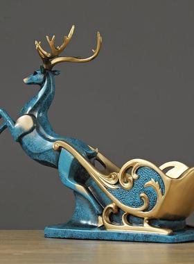 欧餐式创意红现酒架摆件简约代客厅电视柜柜装饰品BKD2727酒厅柜