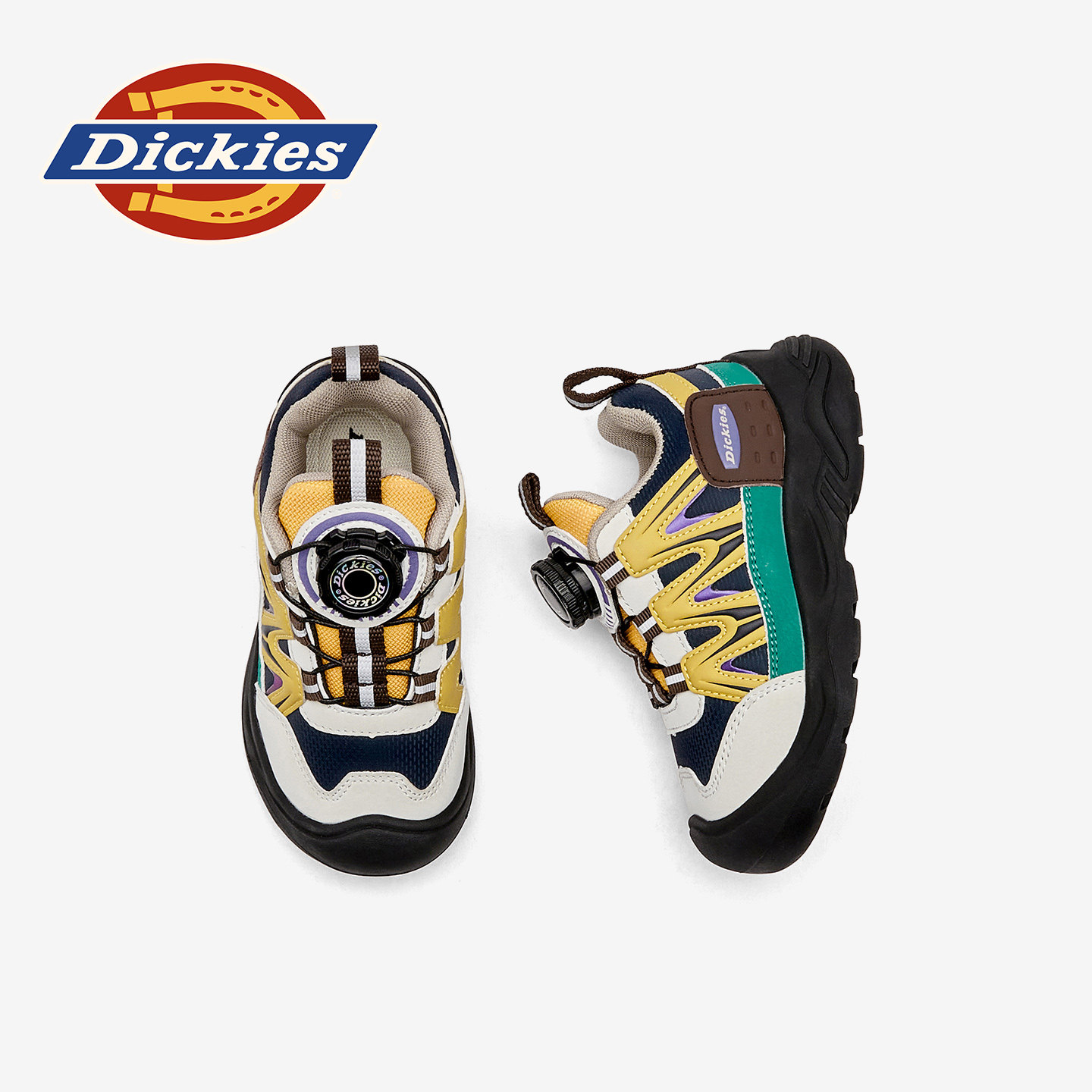 Dickies儿童运动鞋男童休闲老爹鞋2025新款女童中大童软底跑步鞋,淘宝优惠券,粉丝福利购,淘宝优惠卷