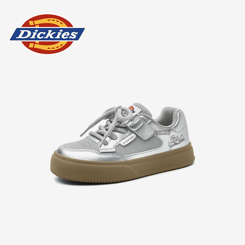 Dickies儿童板鞋2025秋季新品休闲运动鞋舒适防滑小众风潮德训鞋,淘宝优惠券,粉丝福利购,淘宝优惠卷