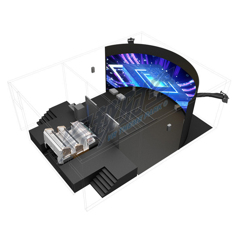 裸眼3D环幕轨道影院 动感飞行主题影院设备 大型vr游戏机游乐设备,淘宝优惠券,粉丝福利购,淘宝优惠卷