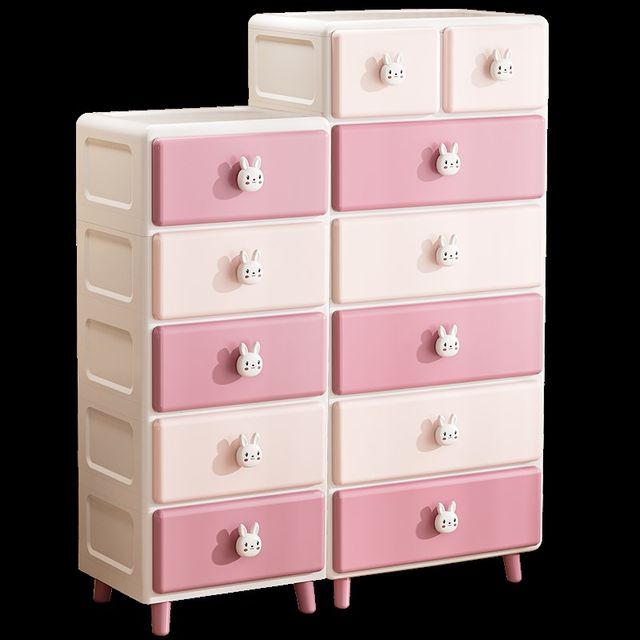 Storage cabinet drawer-style household living room miscellaneous children's clothing E toys sorting snack storage cabinet bedroom bedside