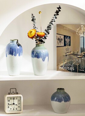 速发装德镇桌面陶瓷创意迷你摆件艺术简约家居饰品高档轻奢景饰