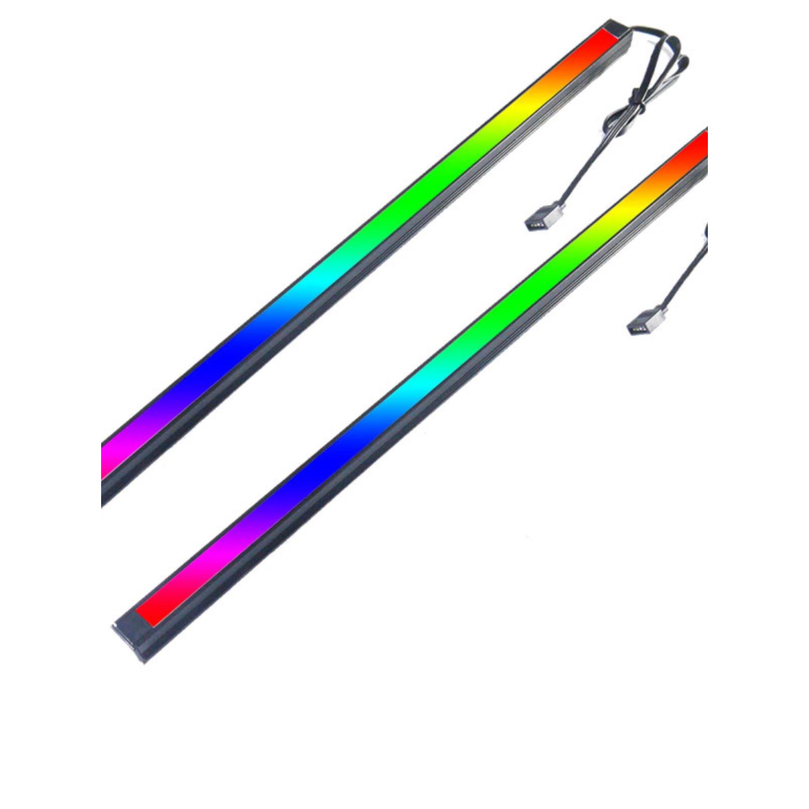 Chassis light strip magnetic Rgb12V 5V color changing atmospheric decoration hard light strip Aura motherboard divine light synchronization