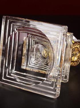 藏式水晶金色白八大佛塔尊胜塔塔吉祥塔菩提塔家用摆件八吉祥装物