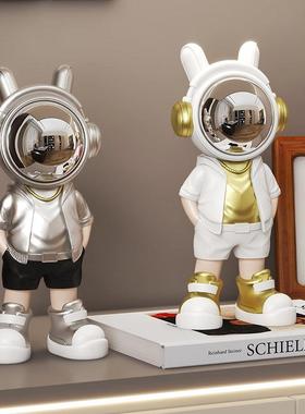 益方家居太空人小摆件玄关电视柜酒柜儿童房地台高级感装饰品礼品