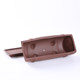Purple sand flower pot rectangular bonsai pot ceramic flower pot with tray potted L green plant asparagus rockery tree stump flower