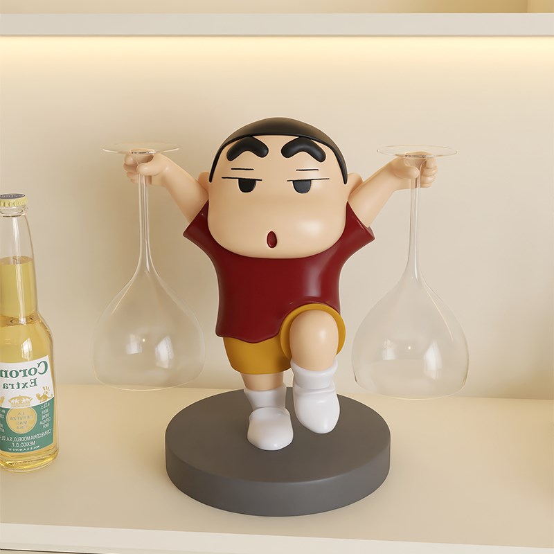 2024新款小新红酒架装饰摆件酒柜组合轻奢客厅餐边V柜酒托杯架高 - 图1
