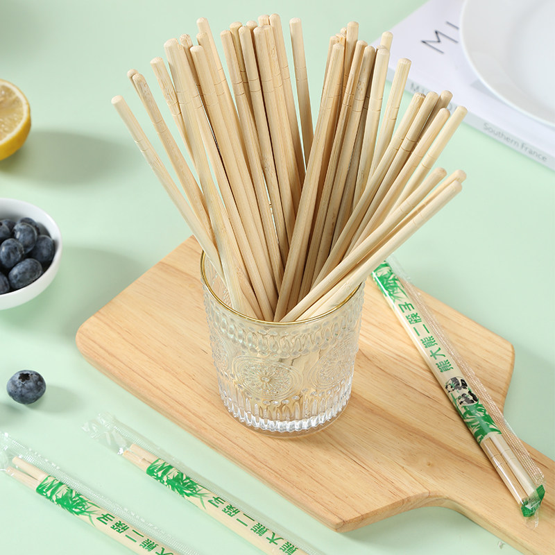 一次性筷子商用批饭店专用圆筷便宜外卖独立装卫生家用快餐碗筷,淘宝优惠券,粉丝福利购,淘宝优惠卷