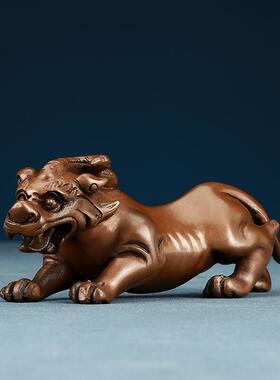 紫铜貔貅摆件工艺品客厅办公室家居装饰品开业礼品