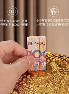 金猪存钱罐摆件招财家用礼品只进不出创意储蓄罐开业乔迁礼品金猪