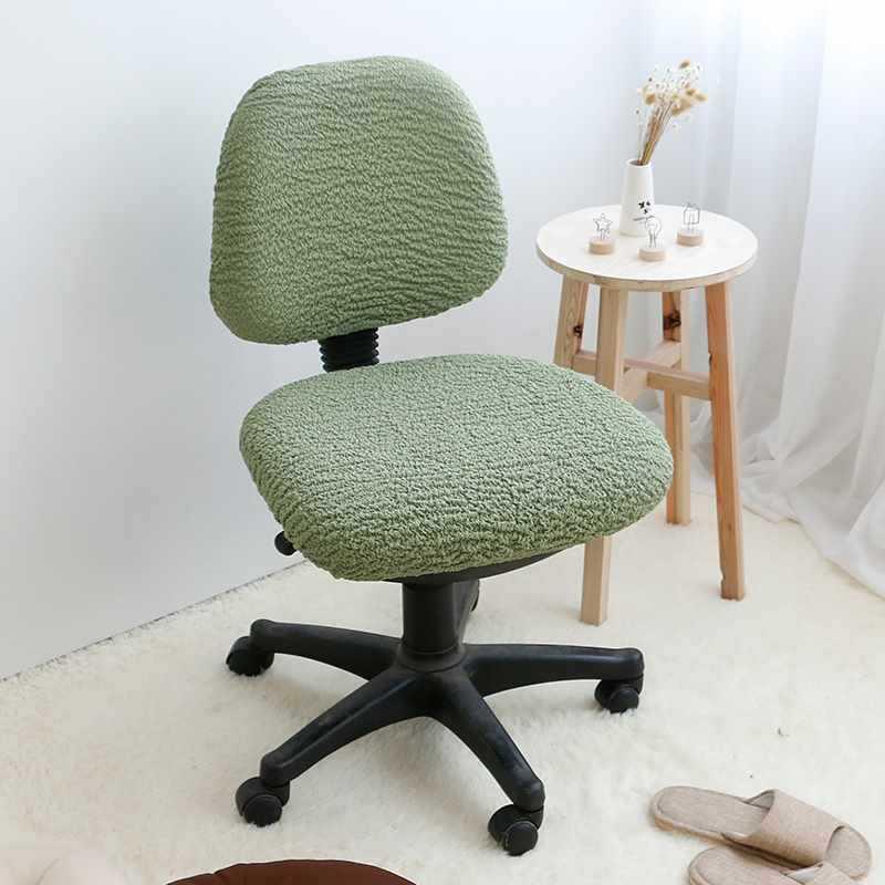 老办公电脑椅套罩室坐垫通套用转椅会议弧形椅子罩板椅套椅垫F95S - 图2