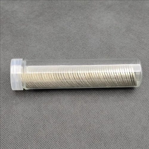 硬币收纳盒收藏纪念卷币筒分角元币小圆筒50枚装硬币筒钱币收纳盒 - 图3