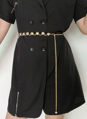 古风汉服珍珠学生大码加长腰带