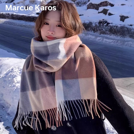 Pure wool scarf for women 2025 new style