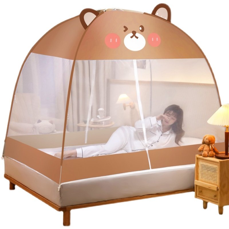 蒙古包蚊帐2022m新款高级家用卧室防摔儿童2021折叠免安装可挂吊,淘宝优惠券,粉丝福利购,淘宝优惠卷