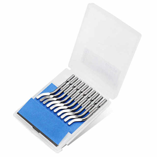 Taiwan DAFEI stainless steel deburring scraper BS1018 edge trimmer inner hole chamfering blade plastic handle