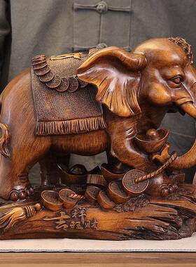 摆大象家用旺宅风水号hMcwYsDc招财大吸财象一对客厅玄关电视件柜