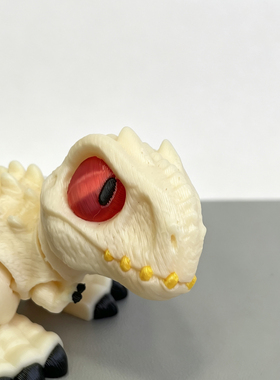 3D打印Q版仿真霸王龙可动摆件