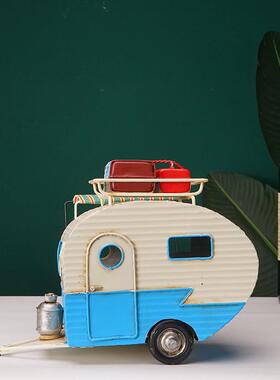 都市男女爱法拖挂房TB665184车型复古摆件情物工业风子柜摆模放的