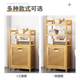 Household Japanese simple solid wood laundry basket storage rack multi-layer storage cabinet basket basket bathroom floor storage rack