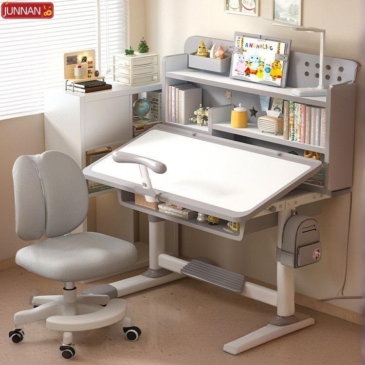 Children's study desk student children's desk writing desk desk special table home small desk and chair set homework