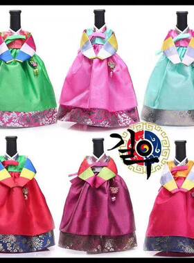 韩式韩服摆件红酒m瓶摆件朝鲜民俗餐厅酒柜摆件家居装饰朝鲜族