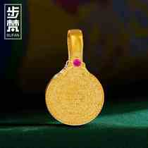 S925 Silver Jiugong Counter Clip Tibetan Style Bracelet DIY Accessories Beaded Ethnic Clip