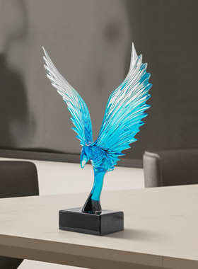 速发大展司图关鹰摆件办公室领导轻奢酒柜玄老装饰品公宏开业礼物