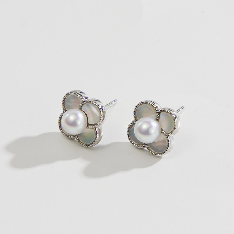 礼兰珠宝 S925银淡水珍珠耳钉/耳夹4.5-5mm,淘宝优惠券,粉丝福利购,淘宝优惠卷
