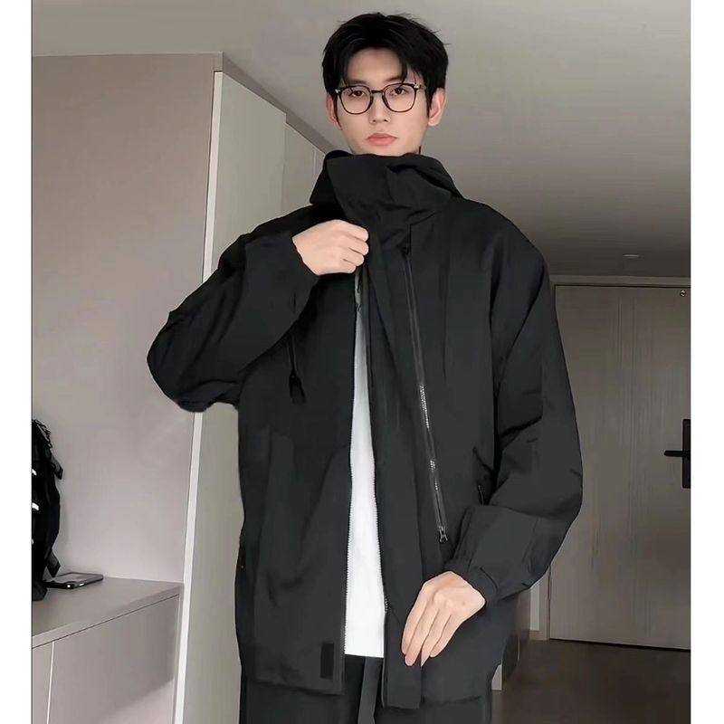 春秋新款美式机能冲锋衣外套男女款防风防水情侣夹克痞帅休闲套装,淘宝优惠券,粉丝福利购,淘宝优惠卷