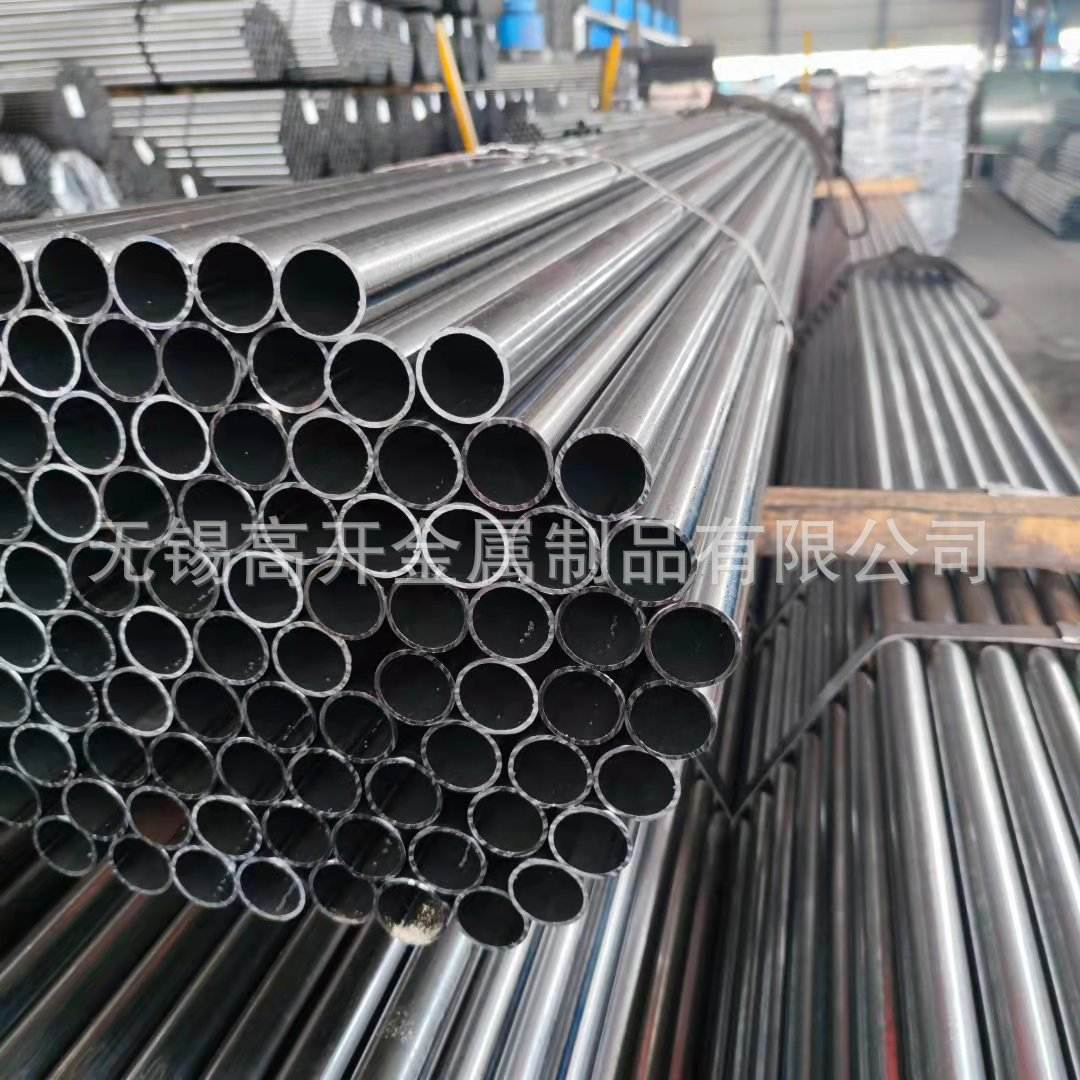 无锡厂家供应Q19519*0.6薄壁焊管薄壁光亮管车架管黑退管家具管-图1