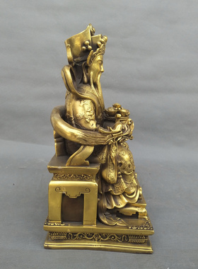 财神爷铜像摆件大号招财家居门厅