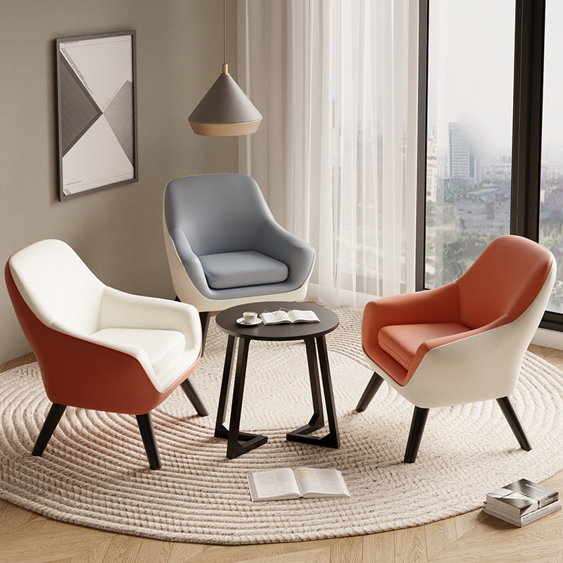 现代简约单人沙发椅阳台休闲椅子懒人沙发小户型卧室办公轻奢座椅,淘宝优惠券,粉丝福利购,淘宝优惠卷