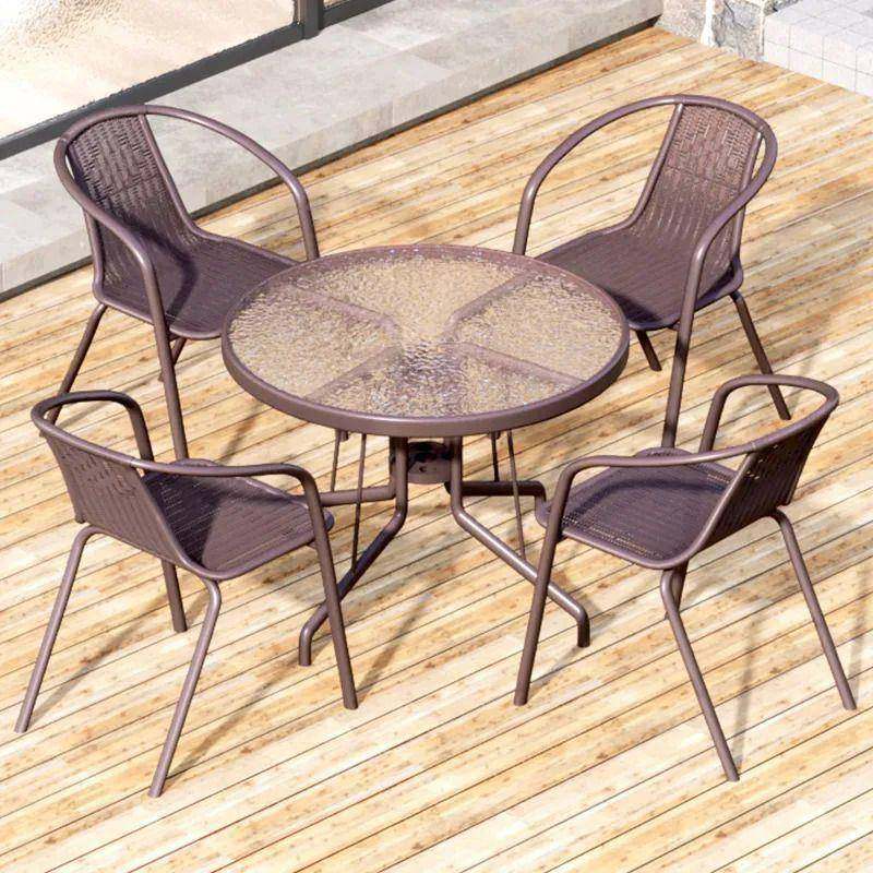 外桌椅阳台天桌椅套件花露园铁艺桌QAH椅室外庭院休闲带伞桌椅直,淘宝优惠券,粉丝福利购,淘宝优惠卷
