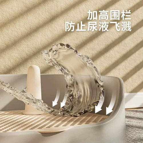 兔子厕所大号防喷尿围栏宠物小兔兔荷兰猪拉屎尿便便盆专用厕所品 - 图0