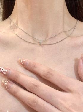 zoozmini双层细项链叠戴