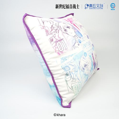 青丘文创新世纪福音战士方形抱枕软靠枕真嗣明日香零薰EVA周边 - 图2