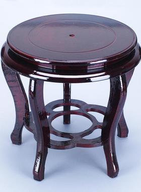 高脚瓷器花瓶木底座各种摆件花盆盆景鱼缸底座中花架