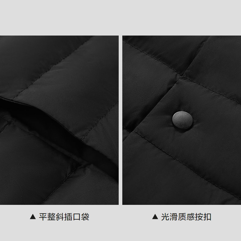 HLA/海澜之家轻商务经典系列羽绒马甲2025秋冬新款保暖轻便马甲男,淘宝优惠券,粉丝福利购,淘宝优惠卷