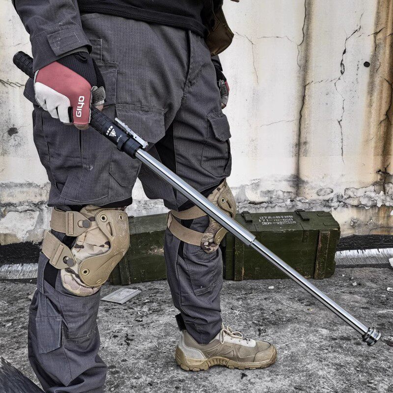 德国进口自动弹簧伸缩三节甩棍防身武器合法用品车载甩棒实心自卫,淘宝优惠券,粉丝福利购,淘宝优惠卷