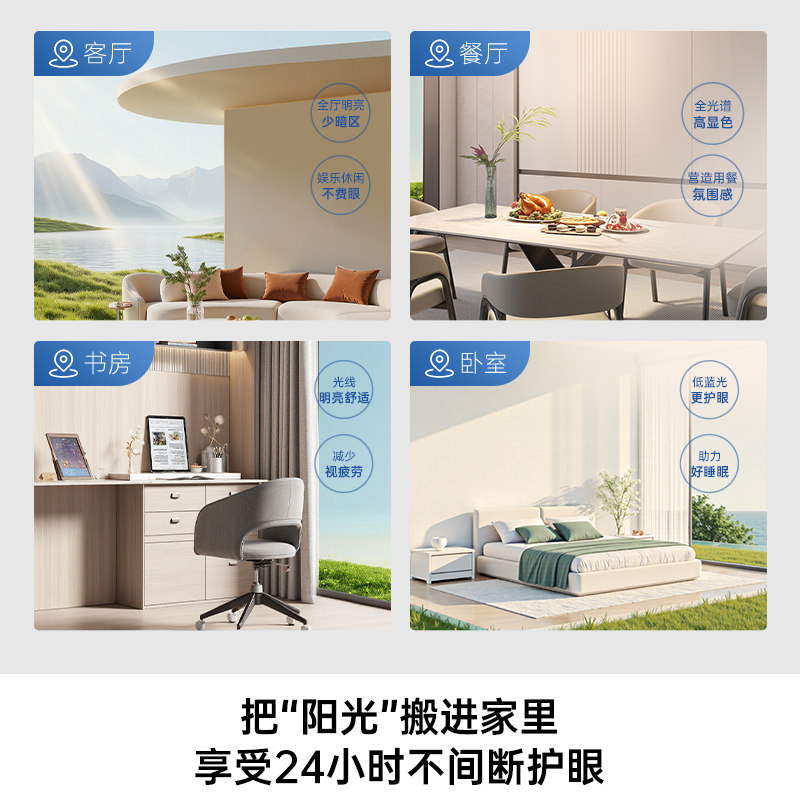 西屋超薄穹顶灯护眼全光谱儿童房客厅led灯2025新款圆形灯儿童房,淘宝优惠券,粉丝福利购,淘宝优惠卷