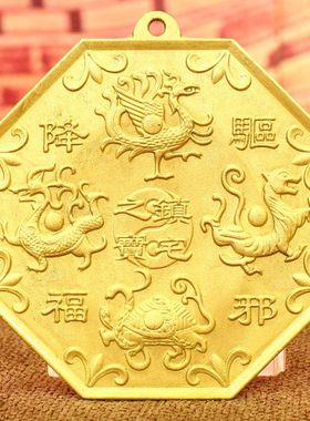 【正品】镜彩绘批发凸镜挂件黄铜